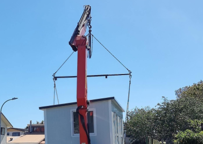settle the tiny house on a rural property