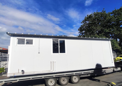 settle the tiny house on a rural property